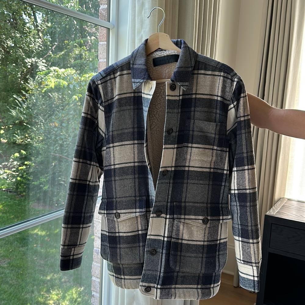 Jenni Kayne Sherling Lined Farmhouse Jacket. Size Small. Never worn.
